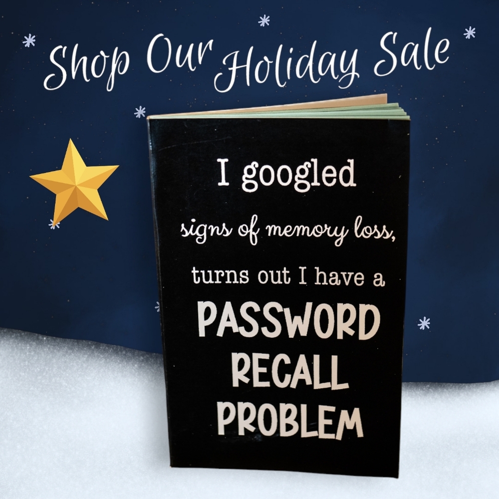 Password Booklet WiFi Log Book, Social Media Sign-in Keeper